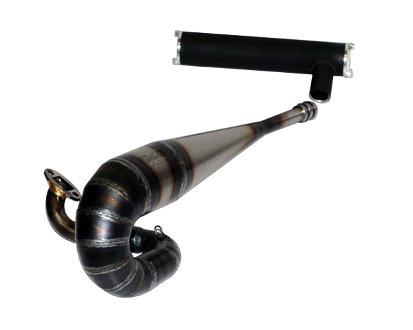 MUFFLER MOD. G01A COMPLETE SET WITH MANIFOLD AND SILENCER